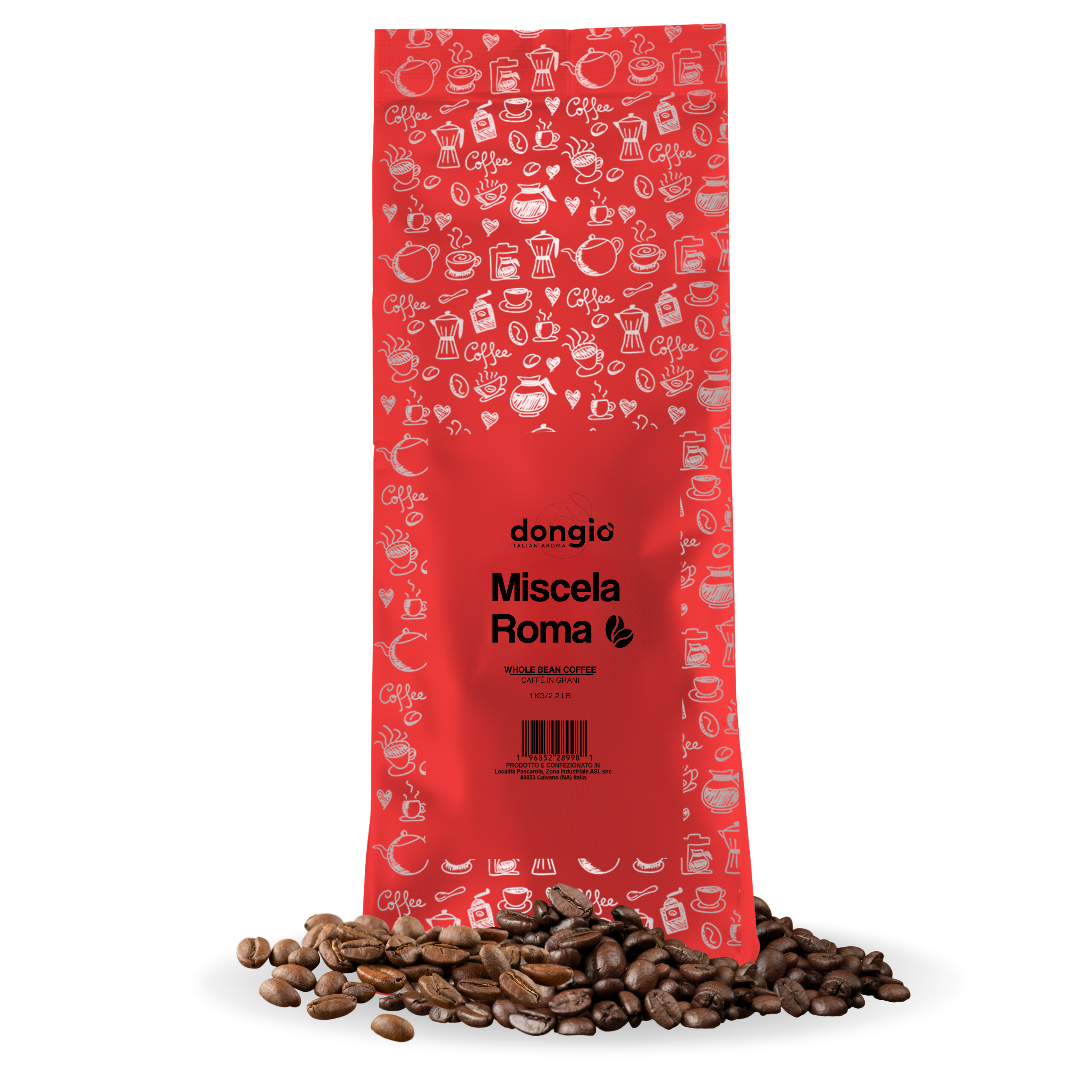 Miscela Roma | Coffee Beans 2.2 Lb (35,2 Oz) – Dongio Caffè