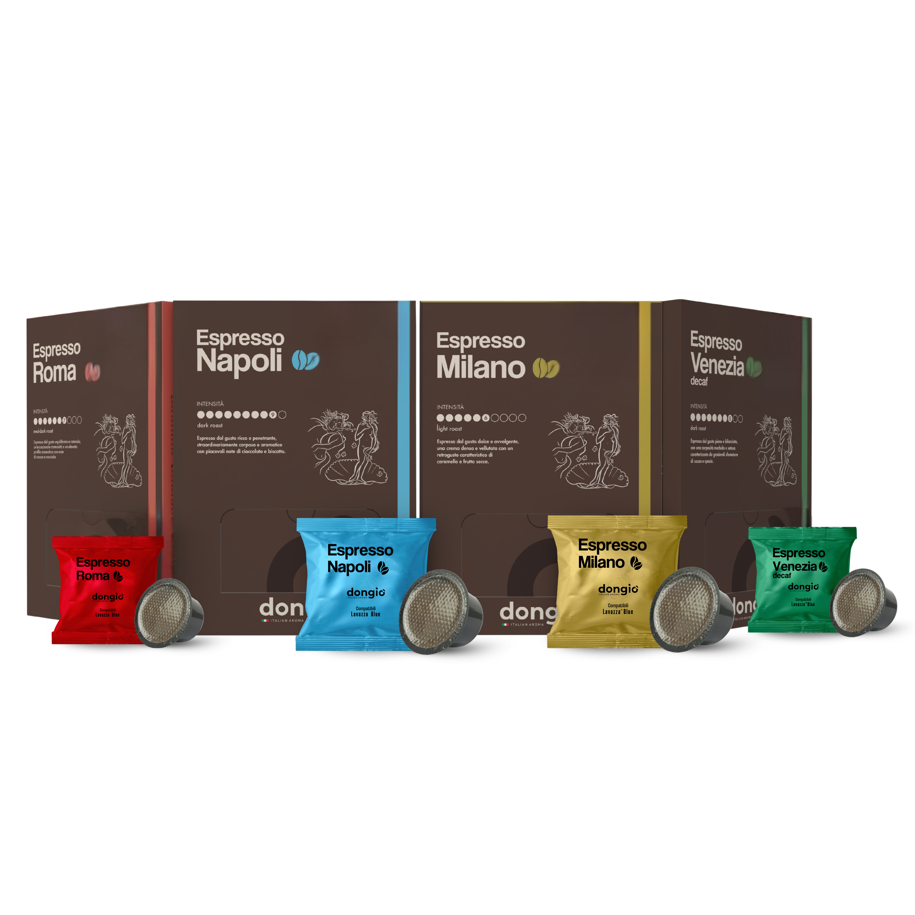 Variety Pack -- 160 Lavazza Blue® compatible capusles