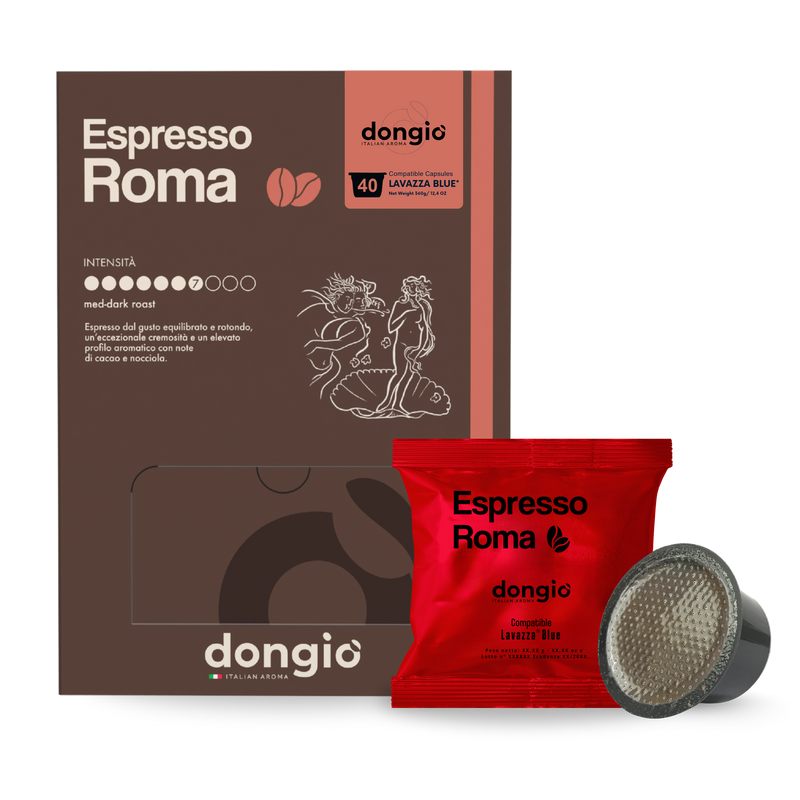 Espresso Roma -- 40 Lavazza® Blu compatible capsules
