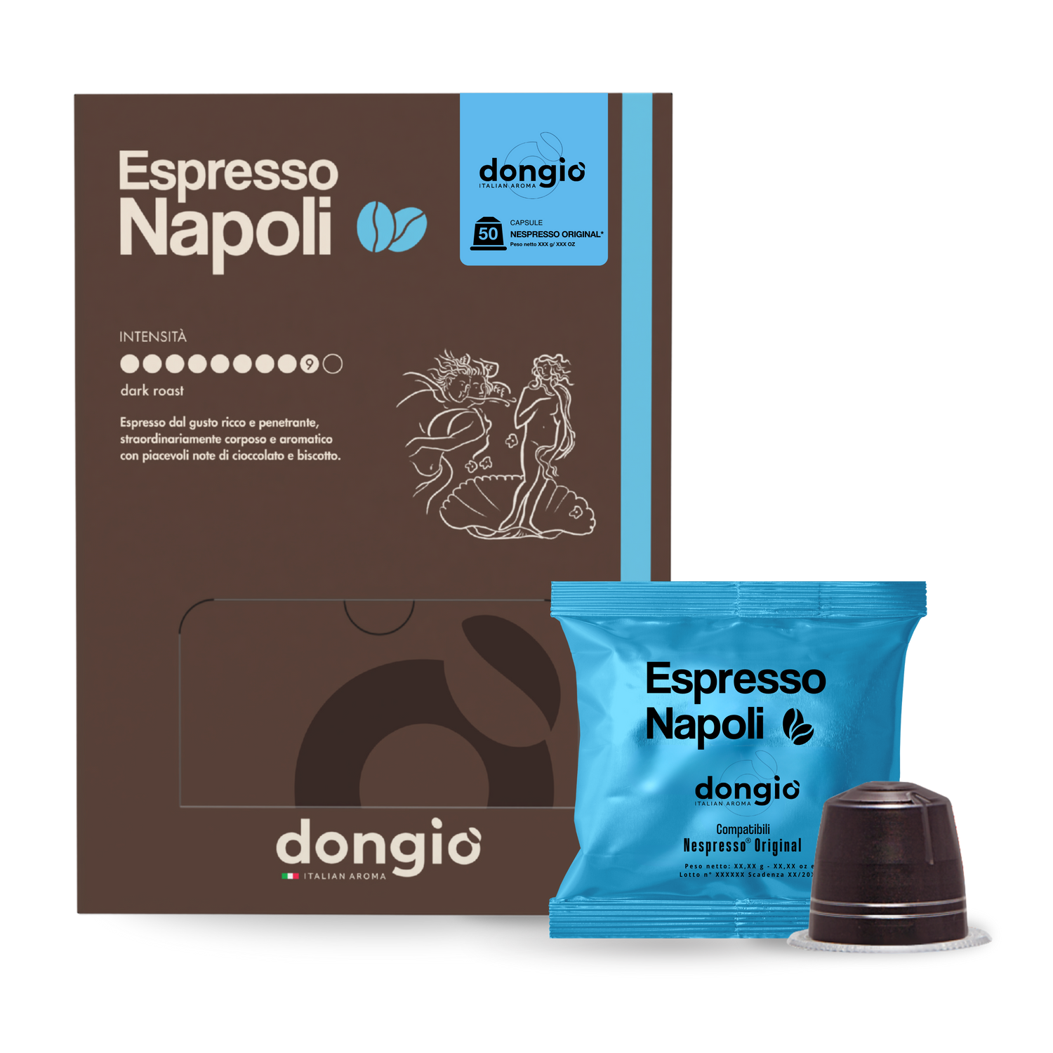 Espresso Napoli -- 50 Nespresso® Original compatible capsules