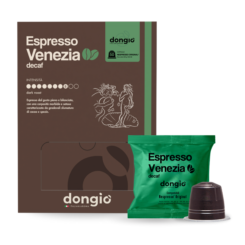 Espresso Venezia (decaf) -- 50 Nespresso Original compatible capsules