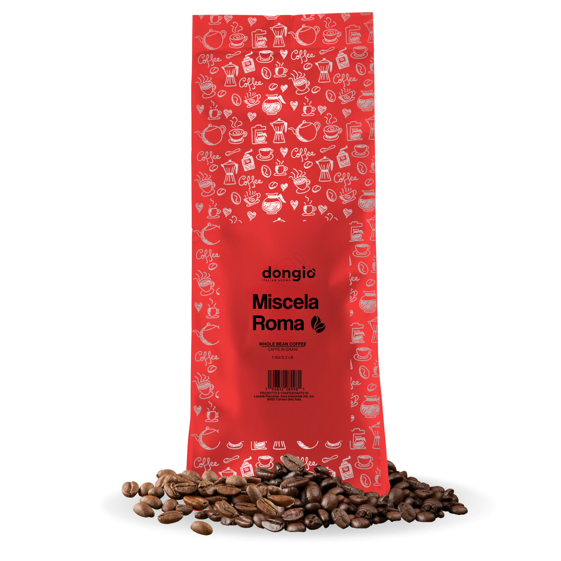コーヒー豆入れ　ヴィンテージ　イタリア　Baludelli Dongio Caffe Roma Whole Bean Coffee – 2.2 lb – Dongio Caffè
