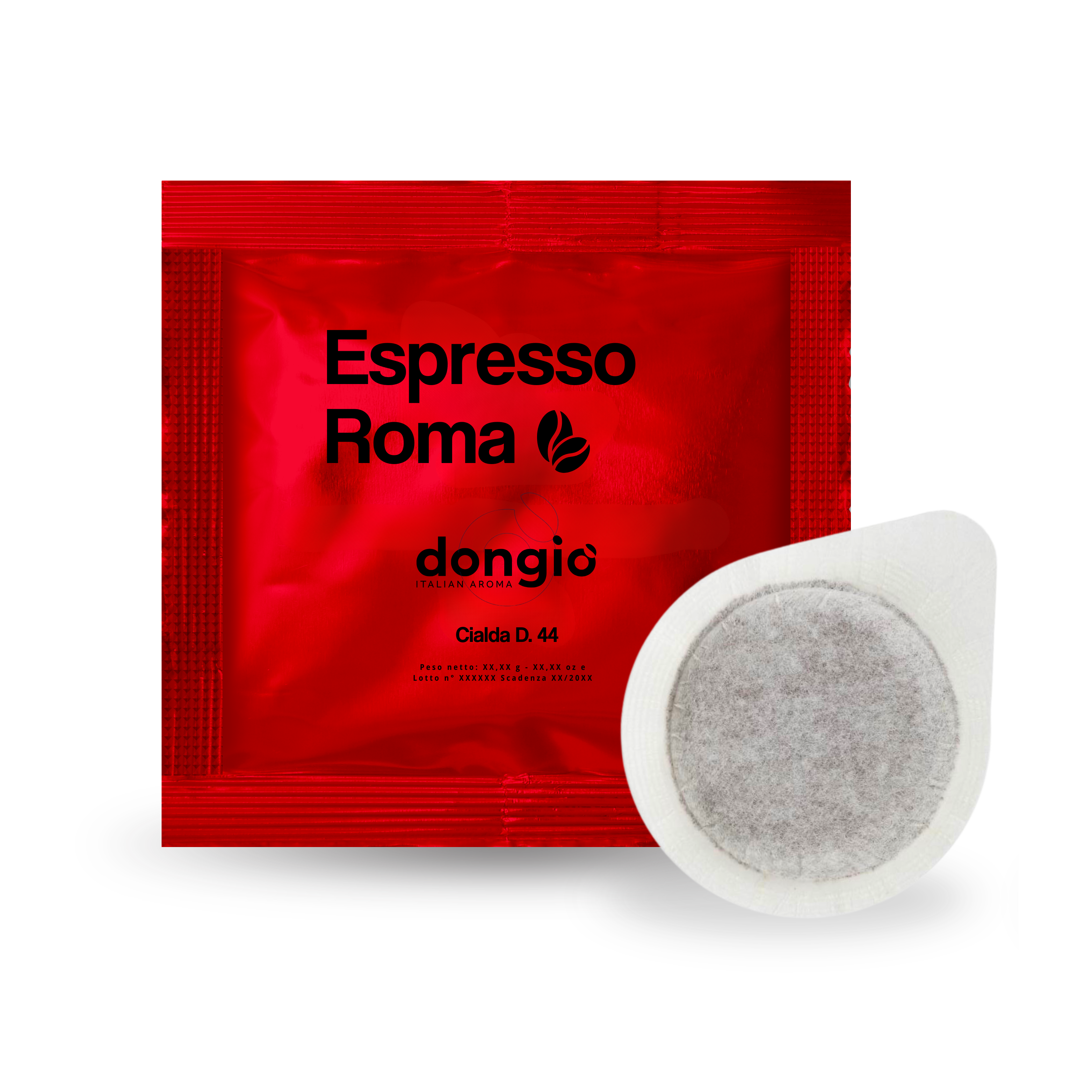 Espresso Roma -- 150 ESE Pods 44mm