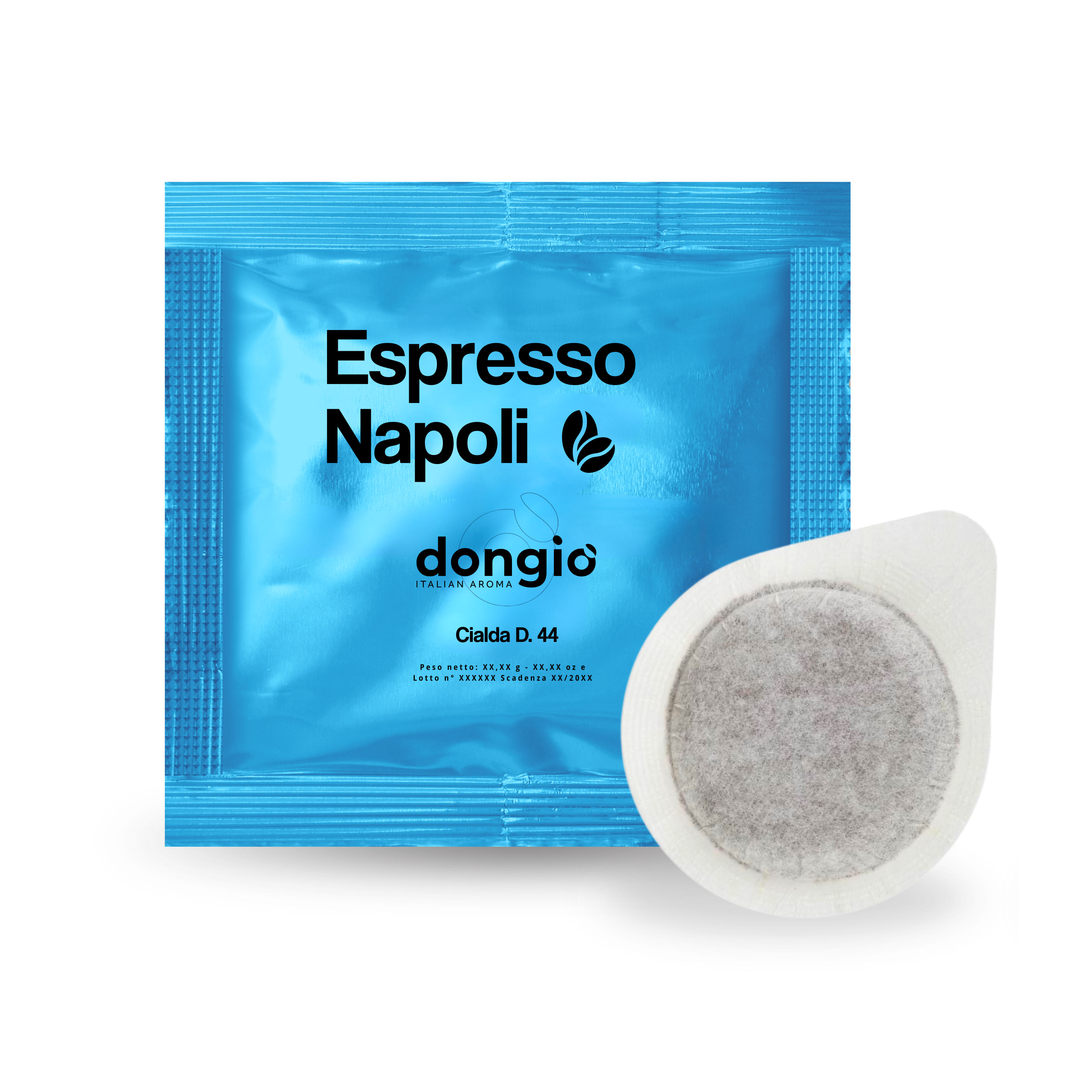 Espresso Napoli -- 150 ESE pods 44mm