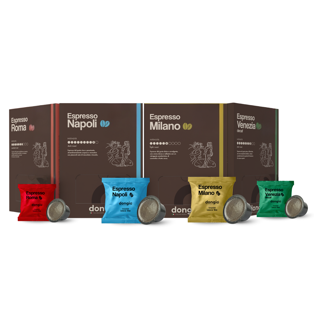 Variety Pack -- 160 Lavazza Blue® compatible capusles