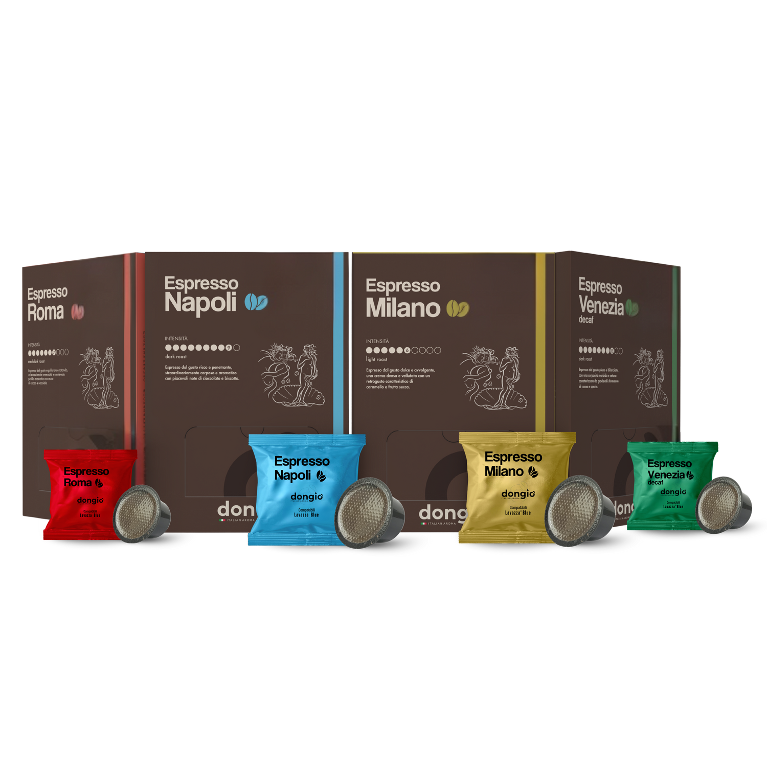 Variety Pack -- 160 Lavazza Blue® compatible capusles